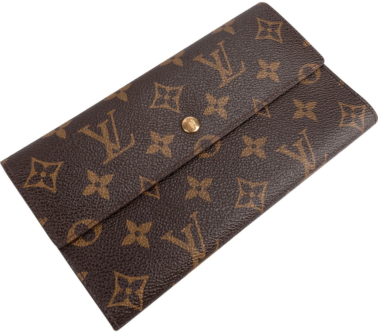 Louis Vuitton Monogram Canvas Sarah Wallet Bruin