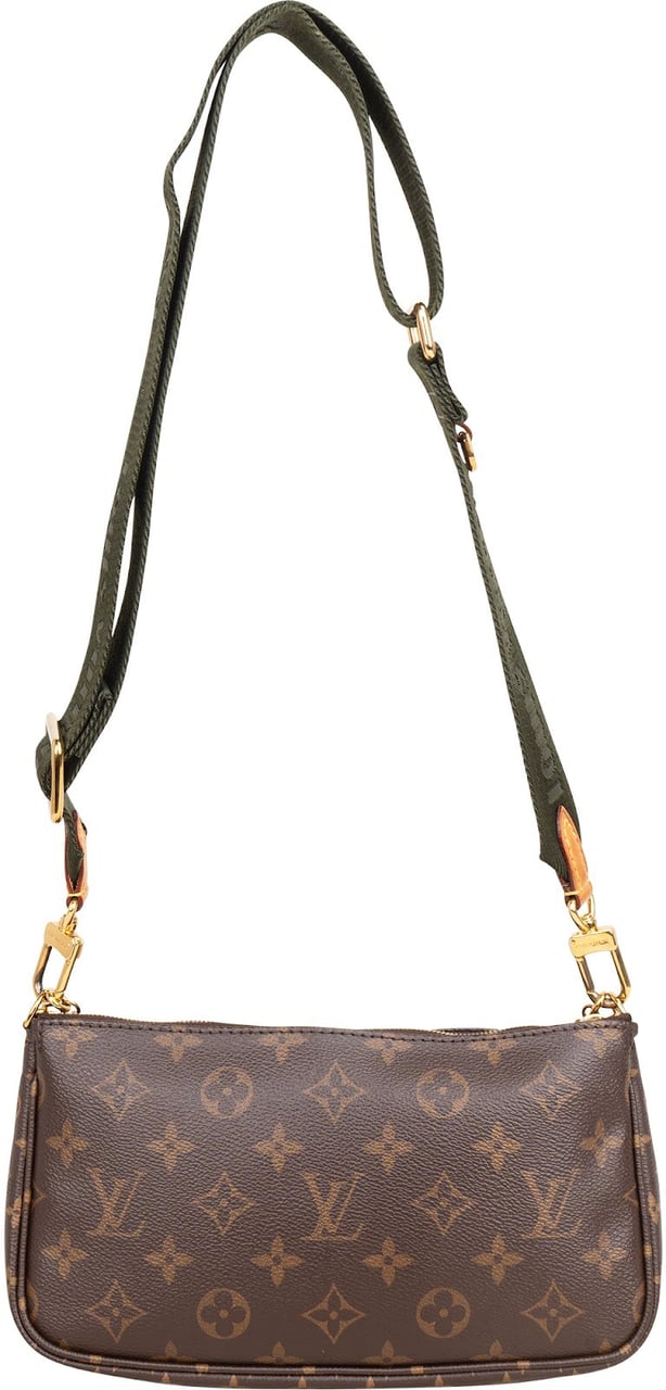 Louis Vuitton Monogram Canvas Multi Pochette Accessoires Crossbody Bag Bruin