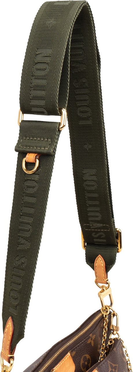 Louis Vuitton Monogram Canvas Multi Pochette Accessoires Crossbody Bag Bruin