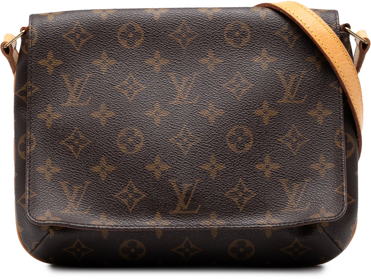 Louis Vuitton Monogram Musette Tango Short Strap Bruin