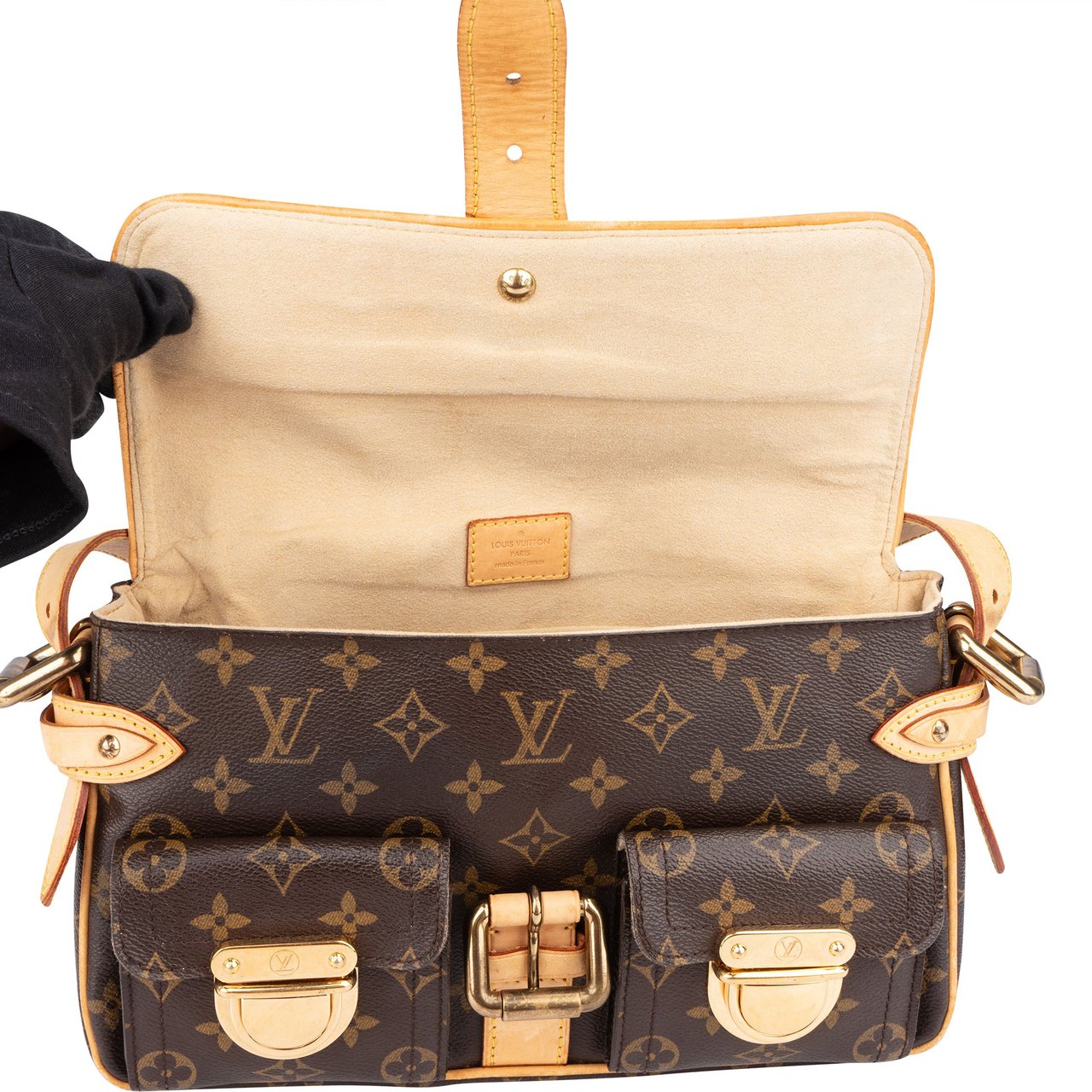 Louis Vuitton Louis Vuitton Canvas Monogram Hudson PM Shoulder Bag Bruin