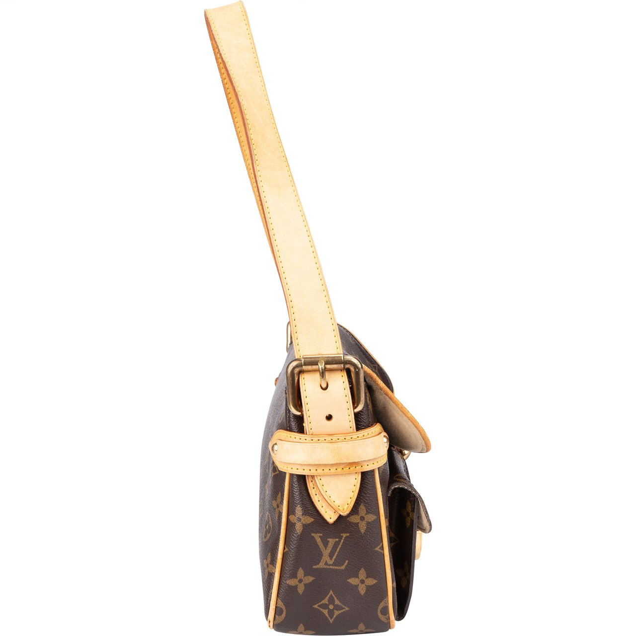 Louis Vuitton Louis Vuitton Canvas Monogram Hudson PM Shoulder Bag Bruin