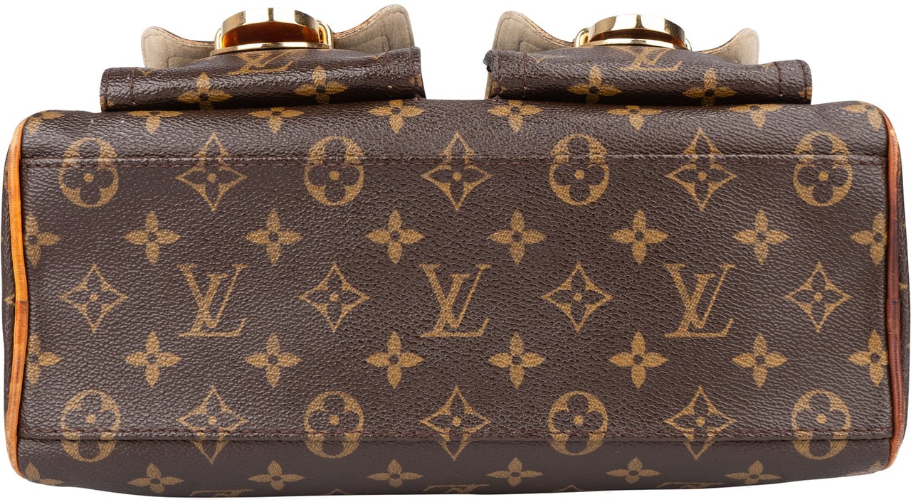 Louis Vuitton Louis Vuitton Canvas Monogram Manhattan PM Handbag Bruin