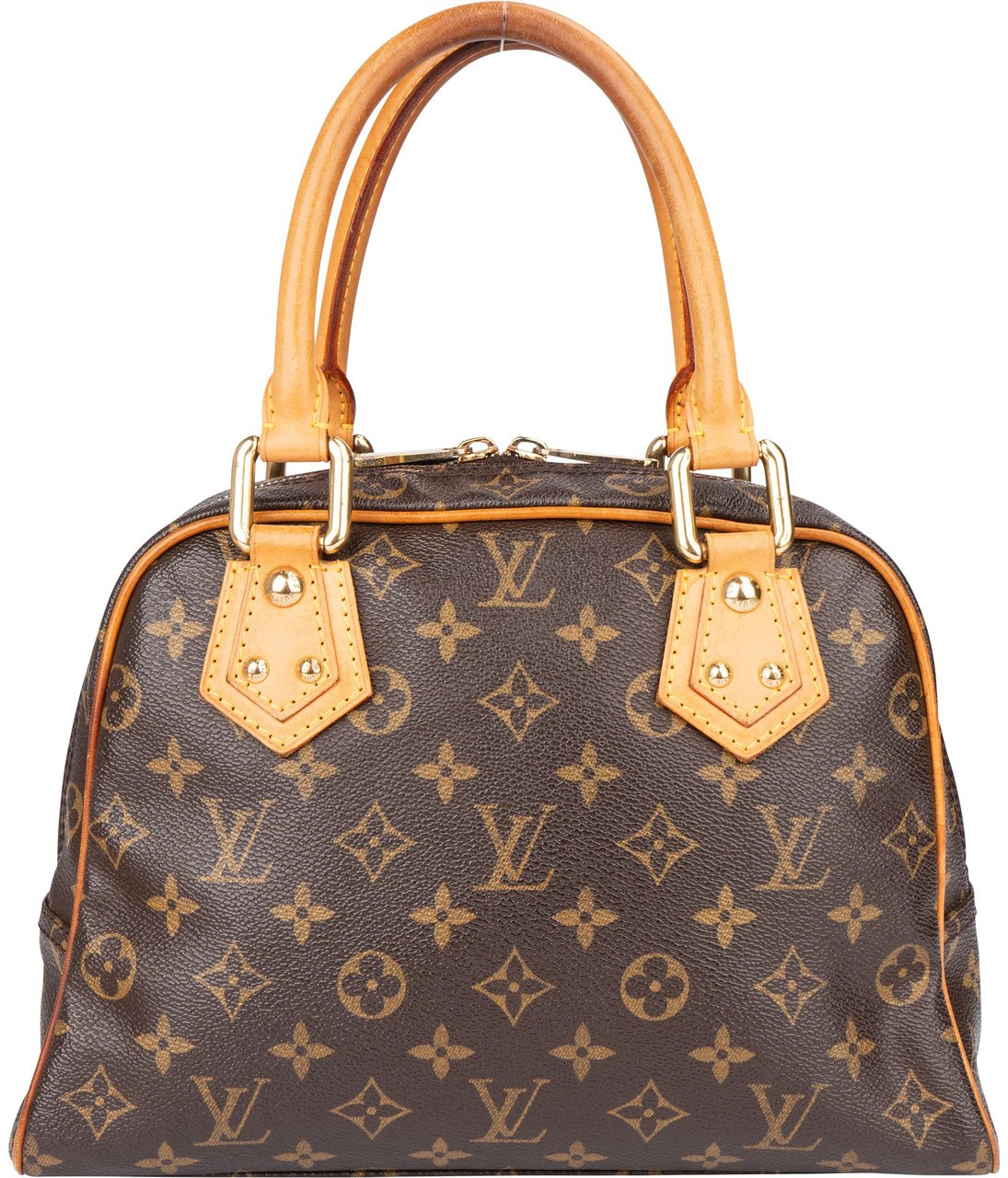 Louis Vuitton Louis Vuitton Canvas Monogram Manhattan PM Handbag Bruin