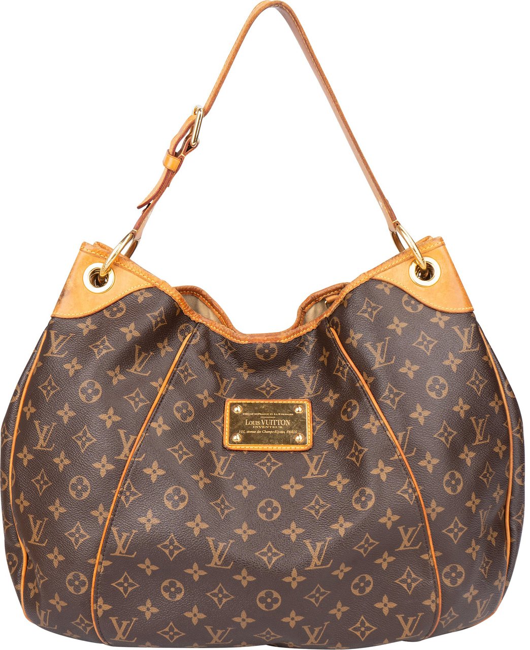 Louis Vuitton Louis Vuitton Canvas Monogram Galliera GM Handbag Bruin