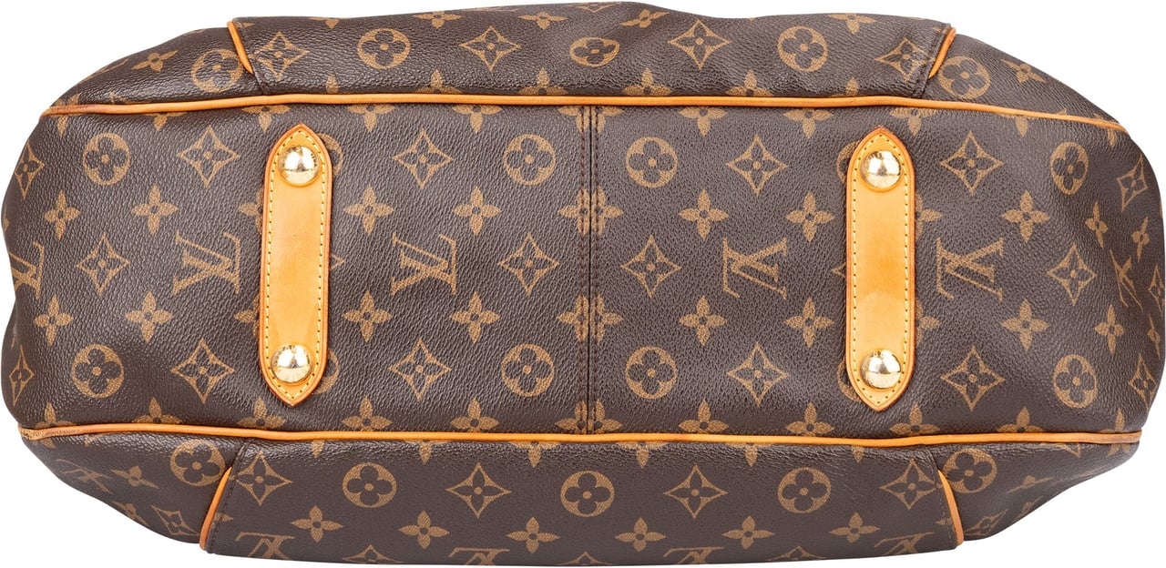Louis Vuitton Louis Vuitton Canvas Monogram Galliera GM Handbag Bruin