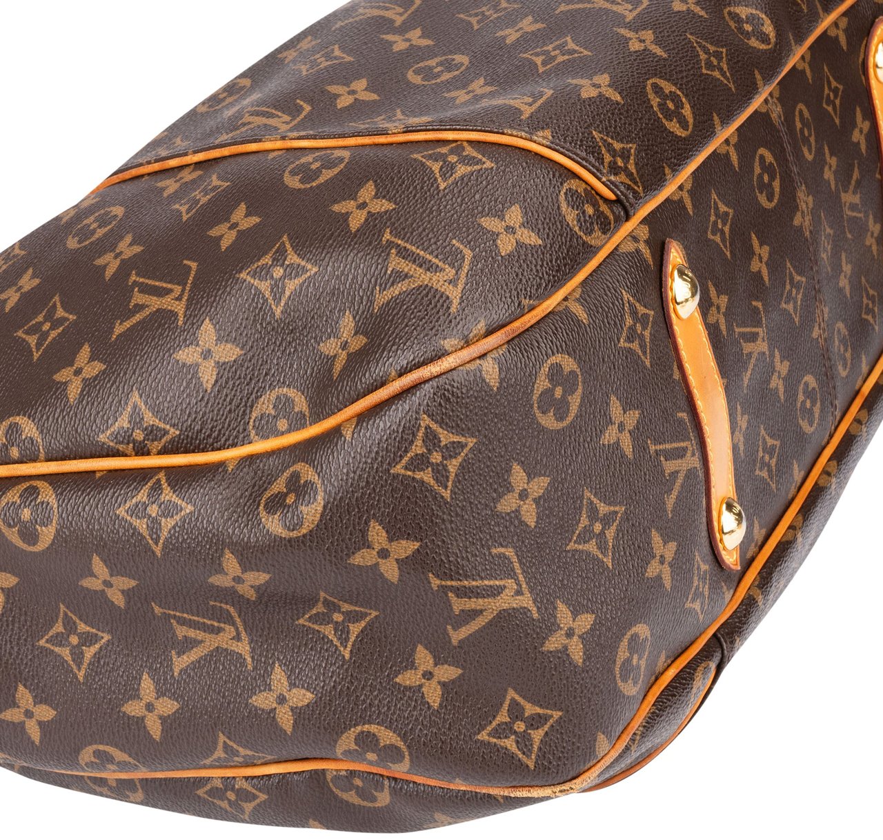 Louis Vuitton Louis Vuitton Canvas Monogram Galliera GM Handbag Bruin
