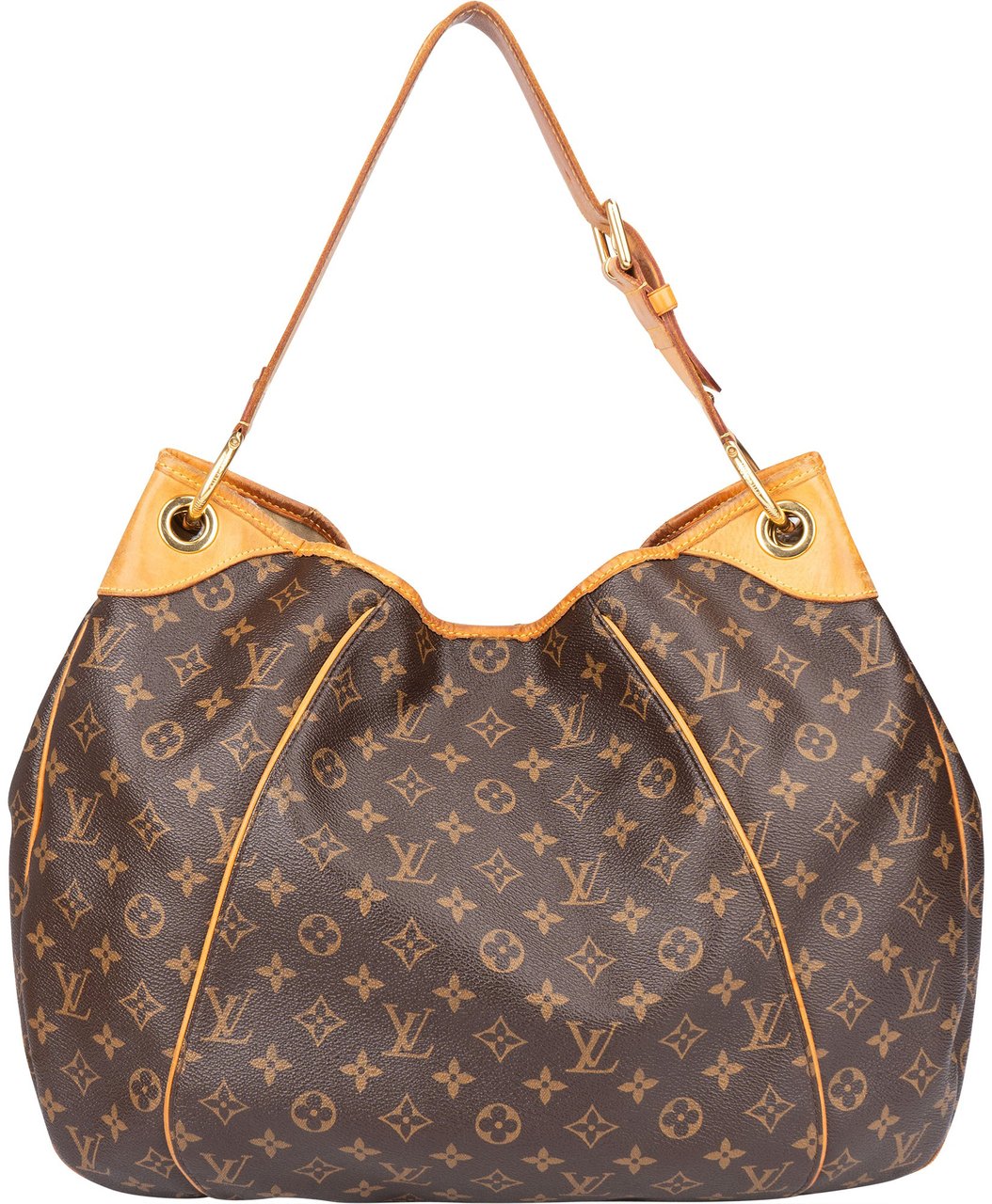 Louis Vuitton Louis Vuitton Canvas Monogram Galliera GM Handbag Bruin