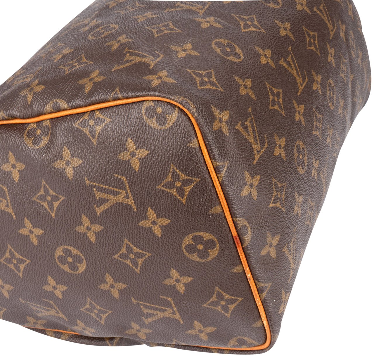Louis Vuitton Louis Vuitton Canvas Monogram Speedy 30 Handbag Bruin