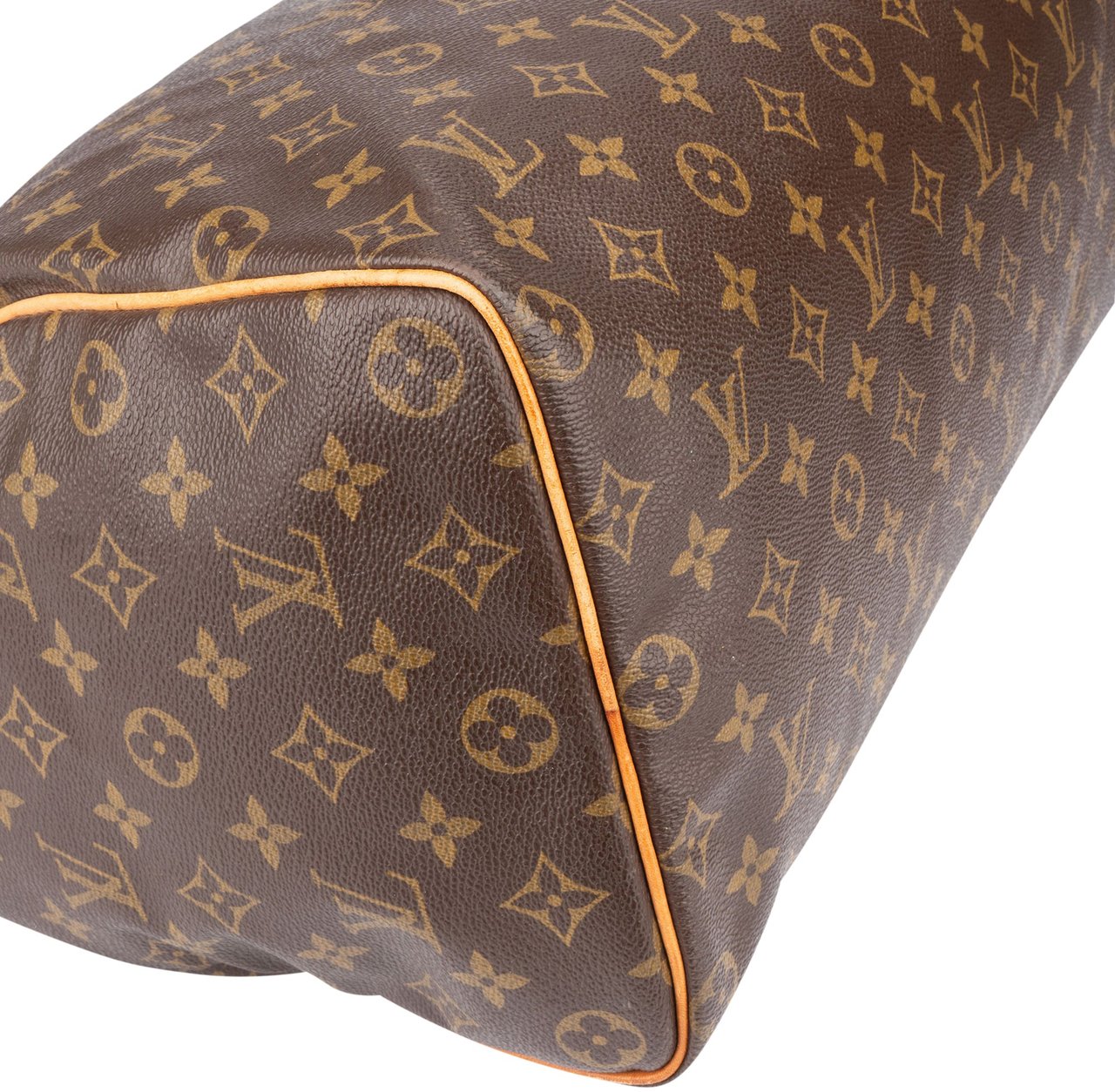 Louis Vuitton Louis Vuitton Canvas Monogram Speedy 40 Handbag Bruin