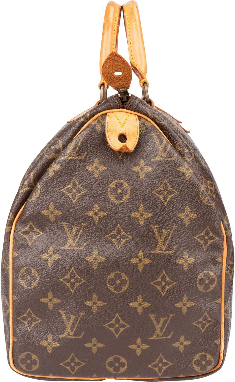 Louis Vuitton Louis Vuitton Canvas Monogram Speedy 40 Handbag Bruin