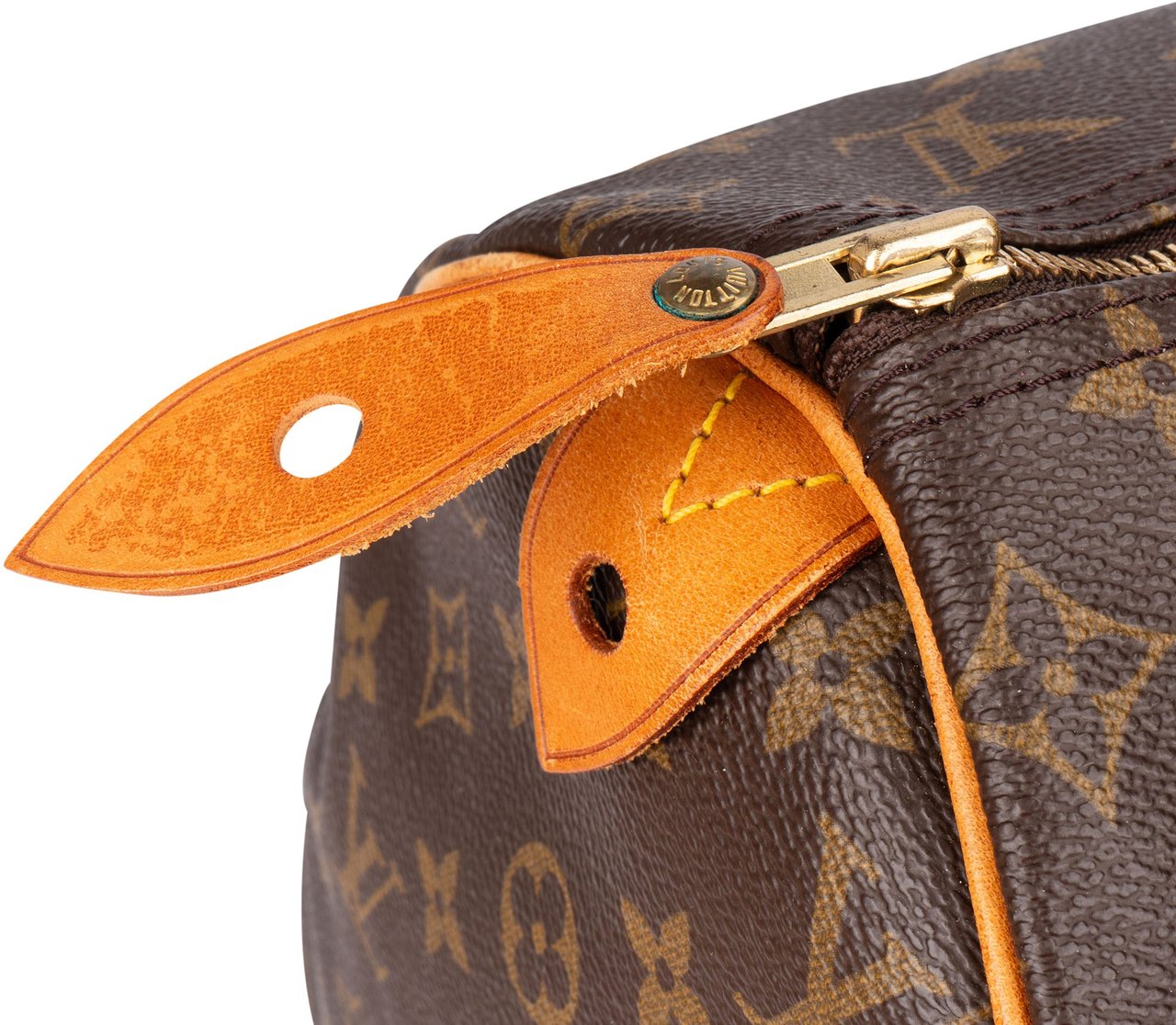 Louis Vuitton Louis Vuitton Canvas Monogram Speedy 40 Handbag Bruin