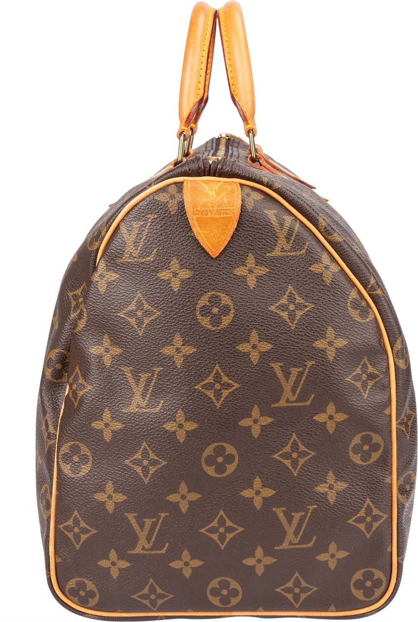 Louis Vuitton Louis Vuitton Canvas Monogram Speedy 40 Handbag Bruin