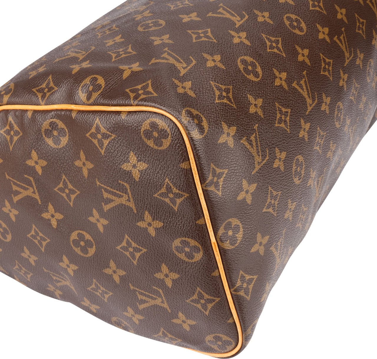 Louis Vuitton Louis Vuitton Canvas Monogram Speedy 40 Handbag Bruin