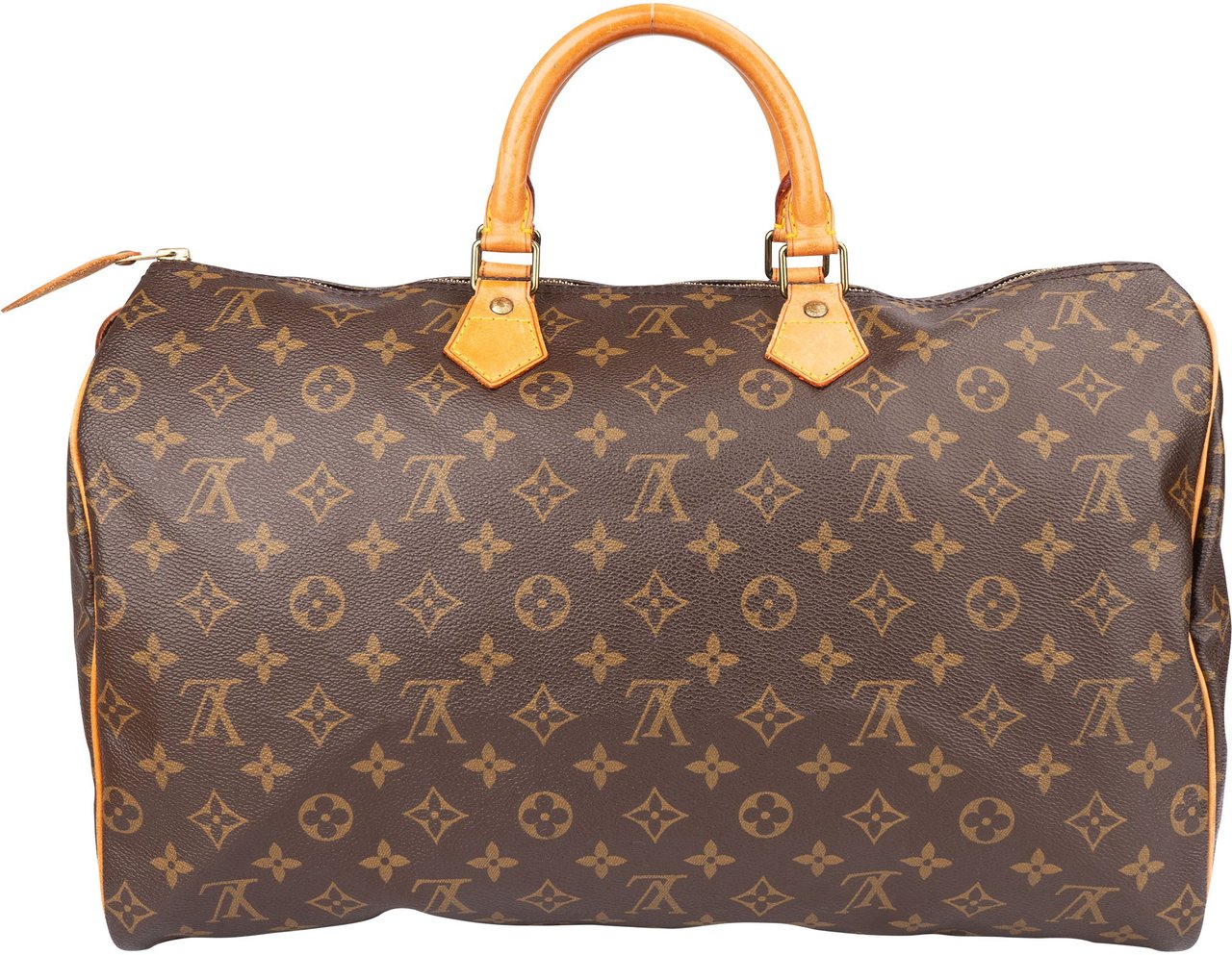 Louis Vuitton Louis Vuitton Canvas Monogram Speedy 40 Handbag Bruin