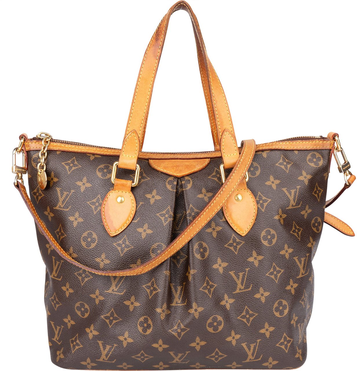 Louis Vuitton Louis Vuitton Canvas Monogram Palermo PM Hanbag Bruin