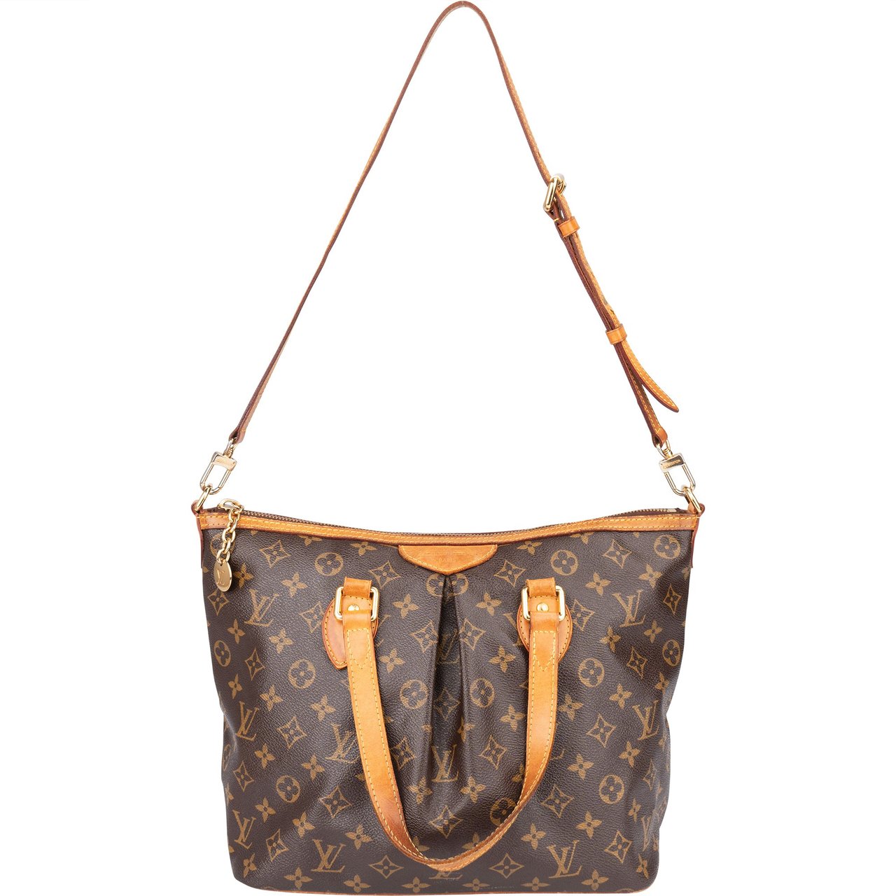 Louis Vuitton Louis Vuitton Canvas Monogram Palermo PM Hanbag Bruin