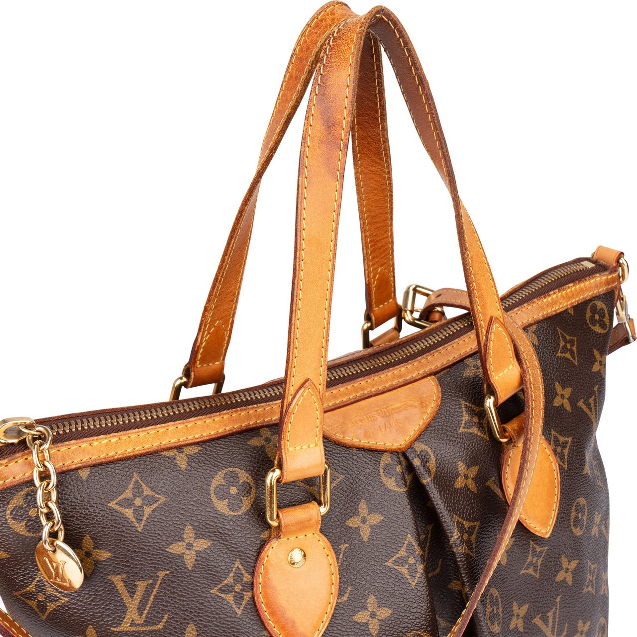 Louis Vuitton Louis Vuitton Canvas Monogram Palermo PM Hanbag Bruin