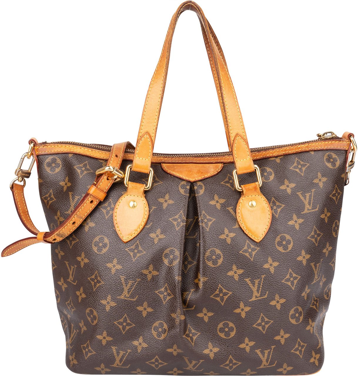 Louis Vuitton Louis Vuitton Canvas Monogram Palermo PM Hanbag Bruin