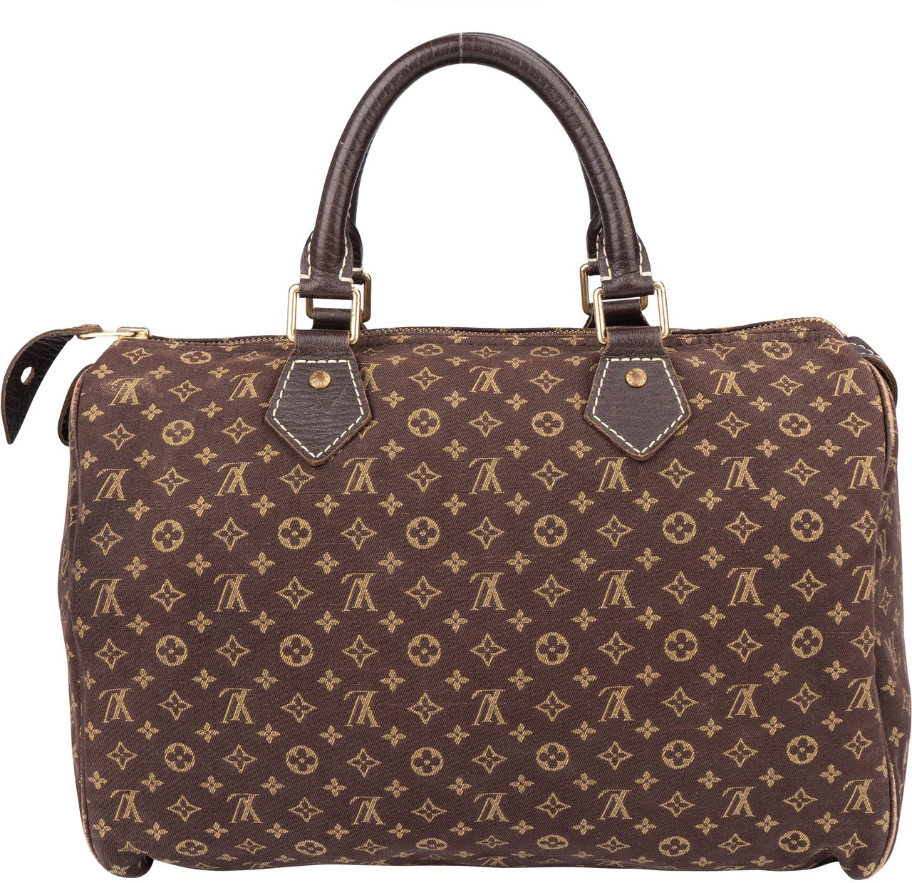 Louis Vuitton Louis Vuitton Mini Lin Monogram Speedy 30 Handbag Bruin