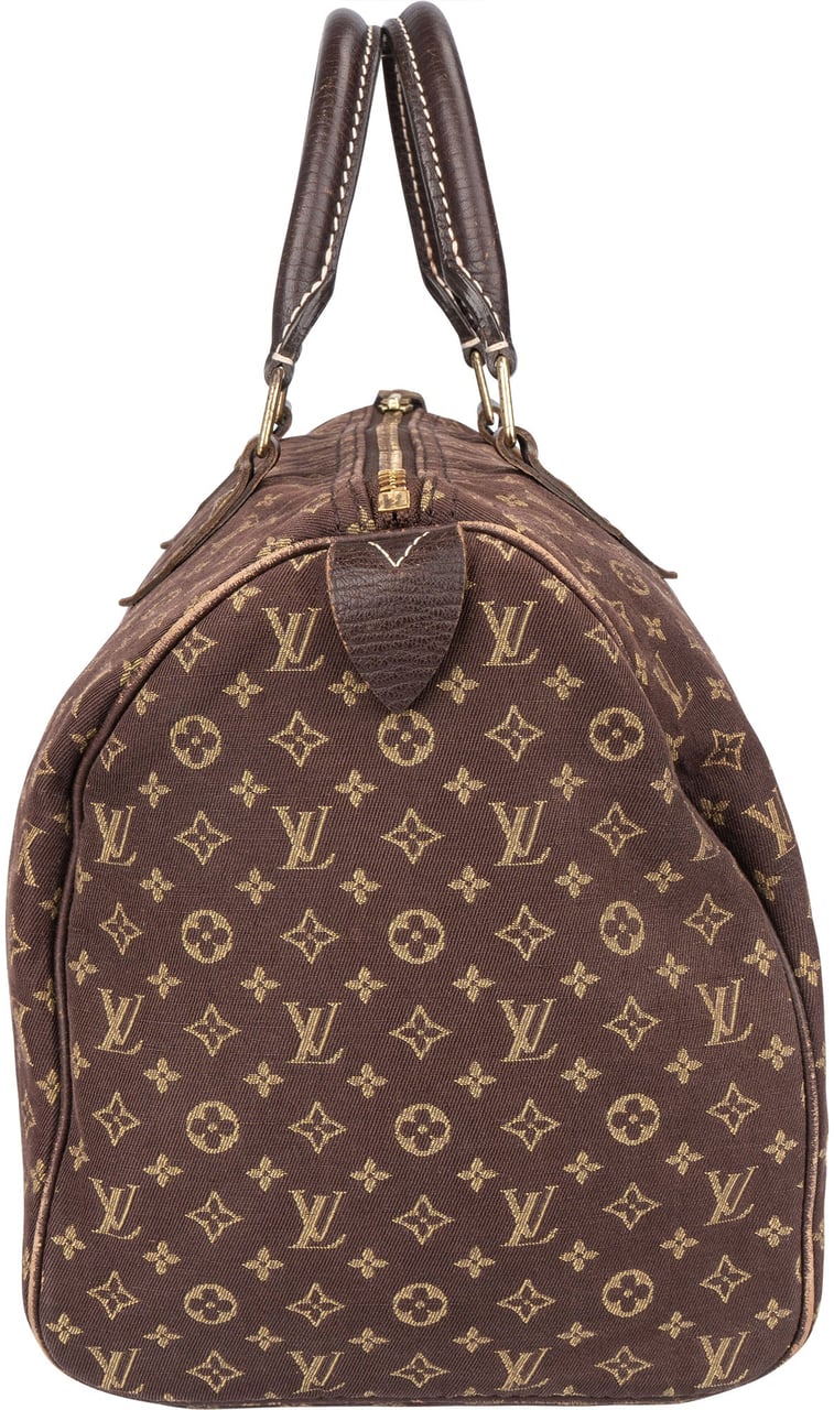 Louis Vuitton Louis Vuitton Mini Lin Monogram Speedy 30 Handbag Bruin