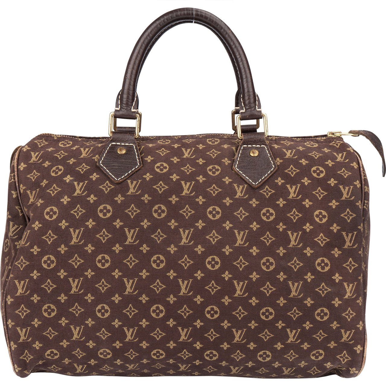 Louis Vuitton Louis Vuitton Mini Lin Monogram Speedy 30 Handbag Bruin