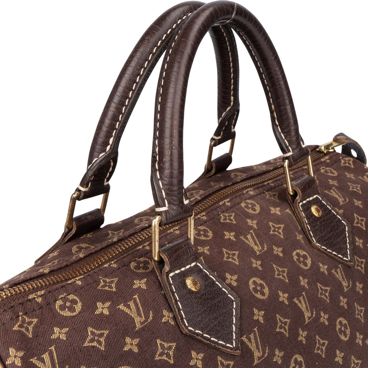 Louis Vuitton Louis Vuitton Mini Lin Monogram Speedy 30 Handbag Bruin