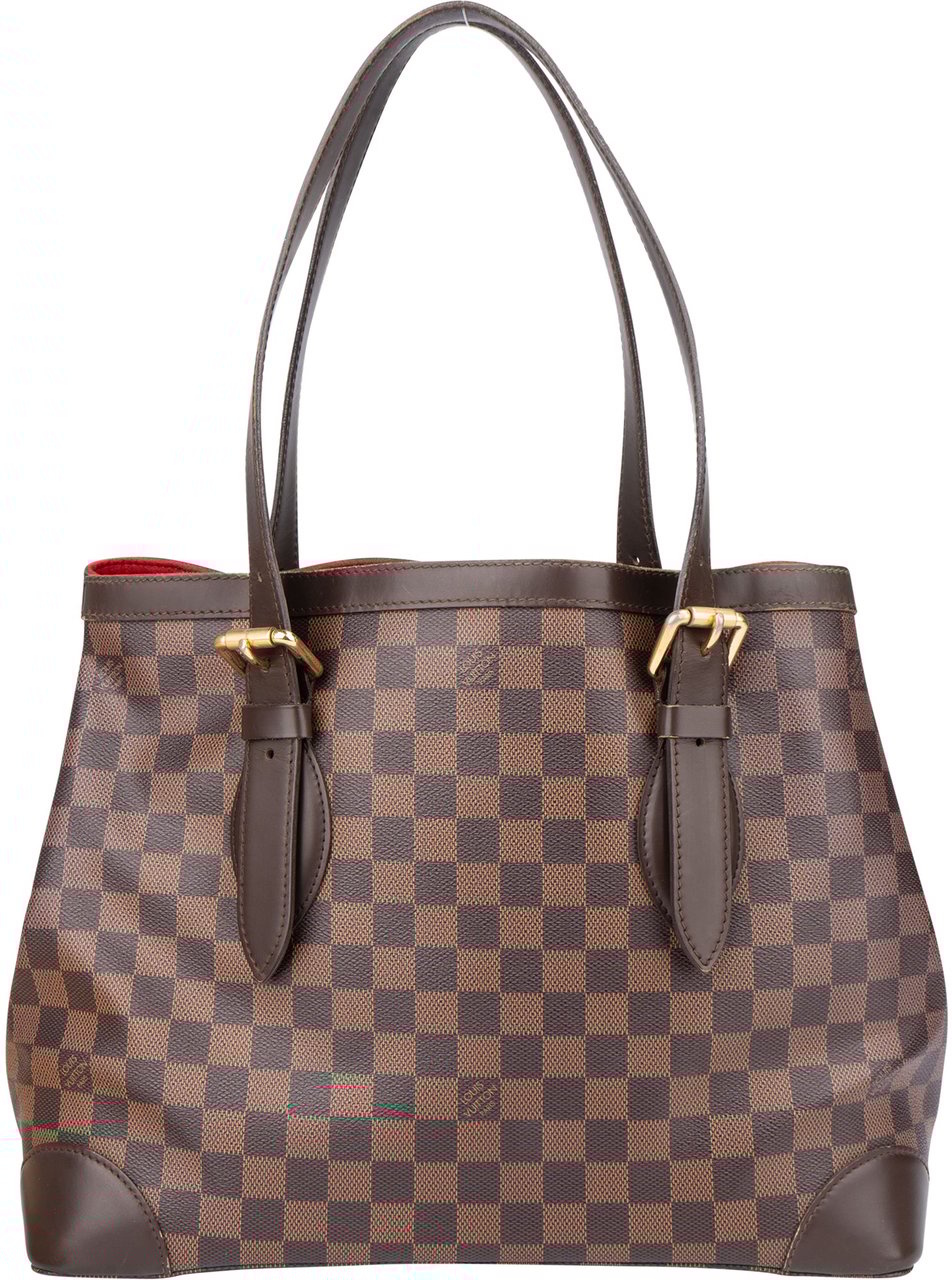 Louis Vuitton Louis Vuitton Damier Ebene Monogram Hampstead MM Handbag Bruin