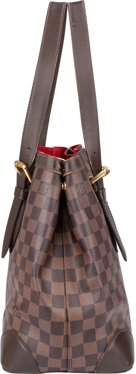 Louis Vuitton Louis Vuitton Damier Ebene Monogram Hampstead MM Handbag Bruin