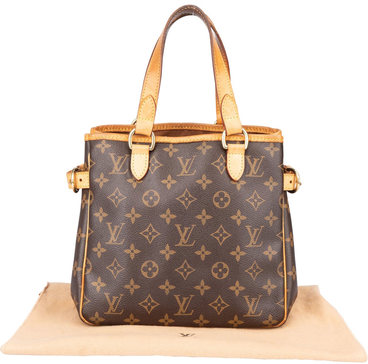 Louis Vuitton Louis Vuitton Canvas Monogram Batignolles PM Handbag Bruin