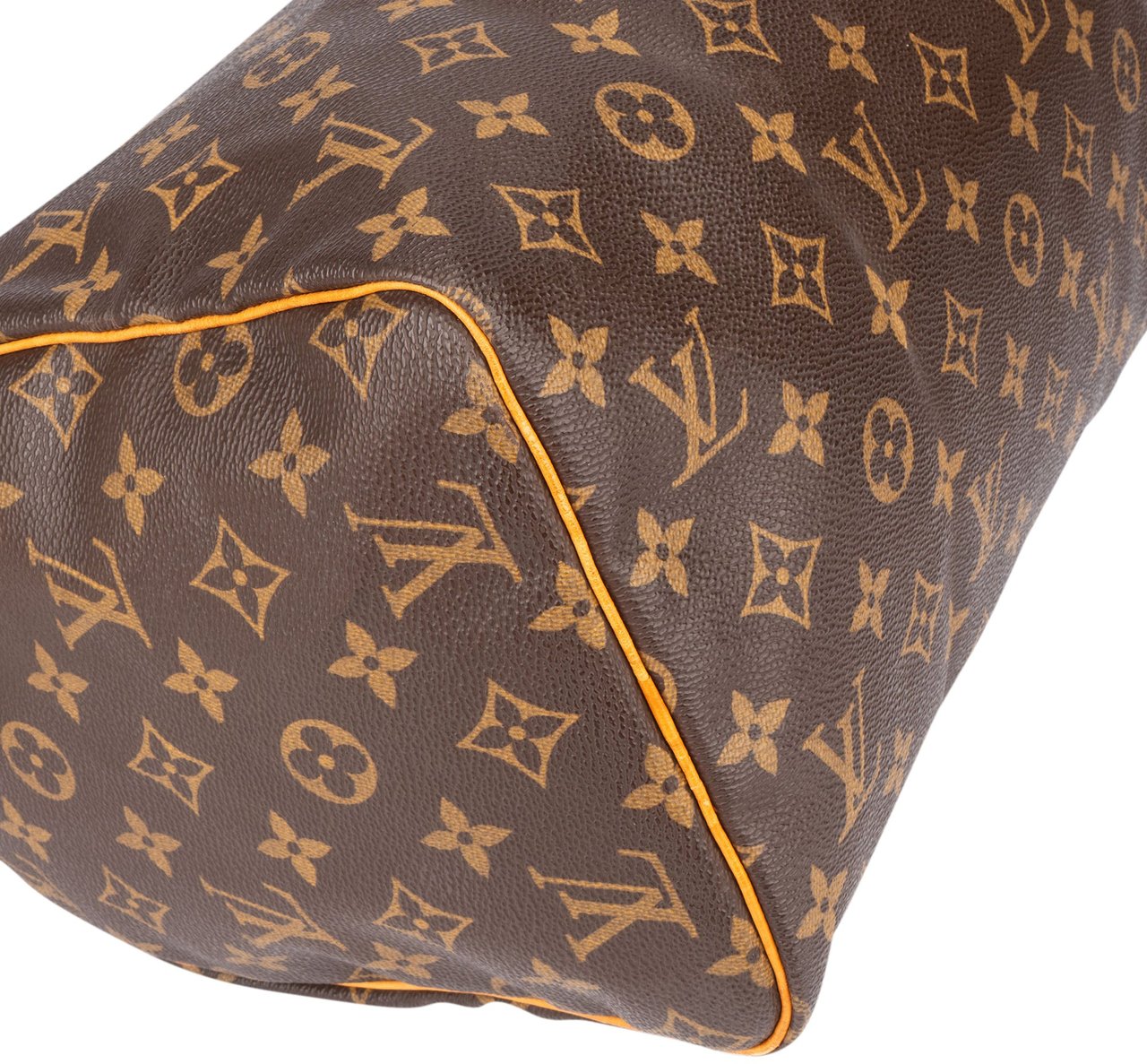 Louis Vuitton Louis Vuitton Canvas Monogram Speedy 30 Handbag Bruin