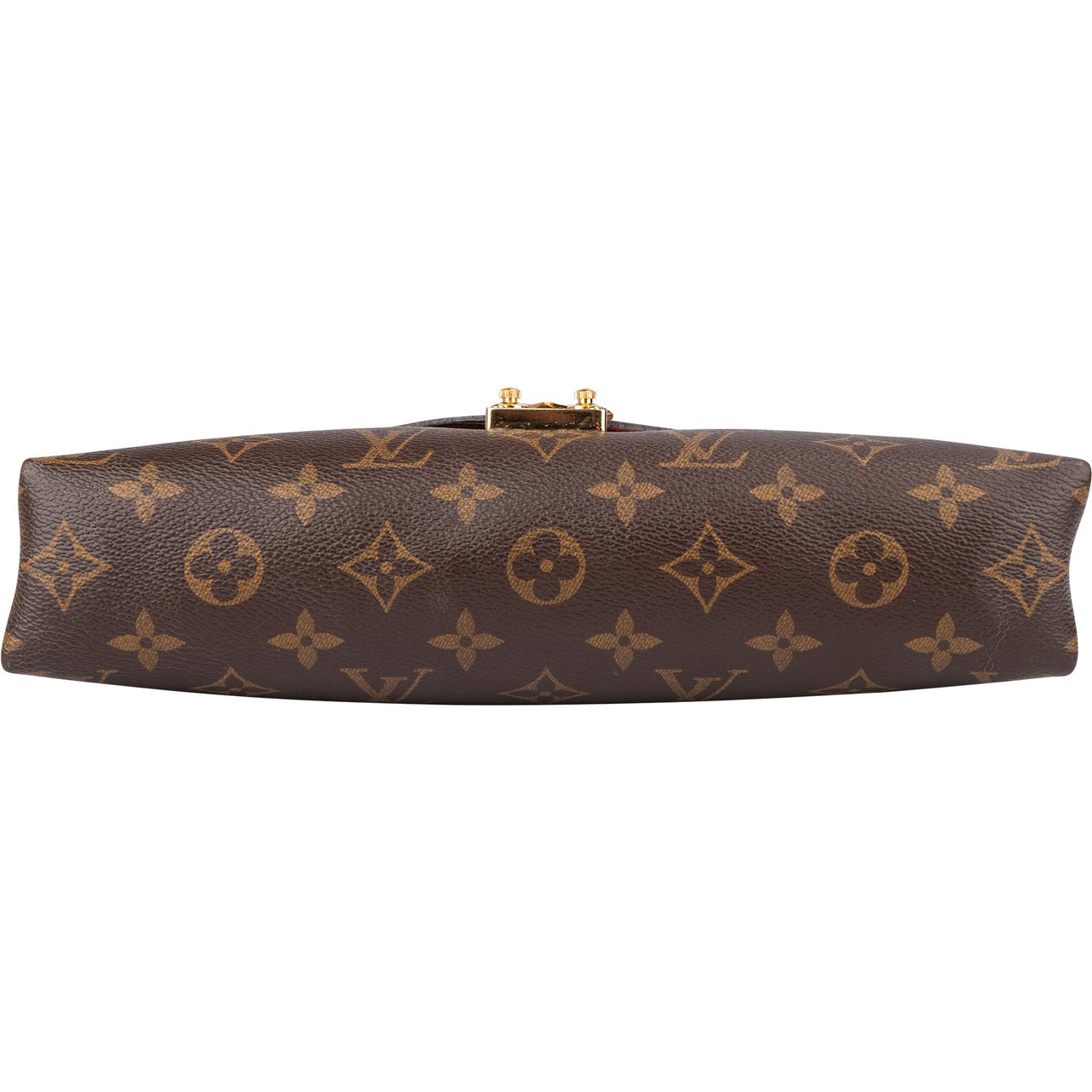 Louis Vuitton Louis Vuitton Canvas Monogram Pallas Chain Crossbody Bag Bruin