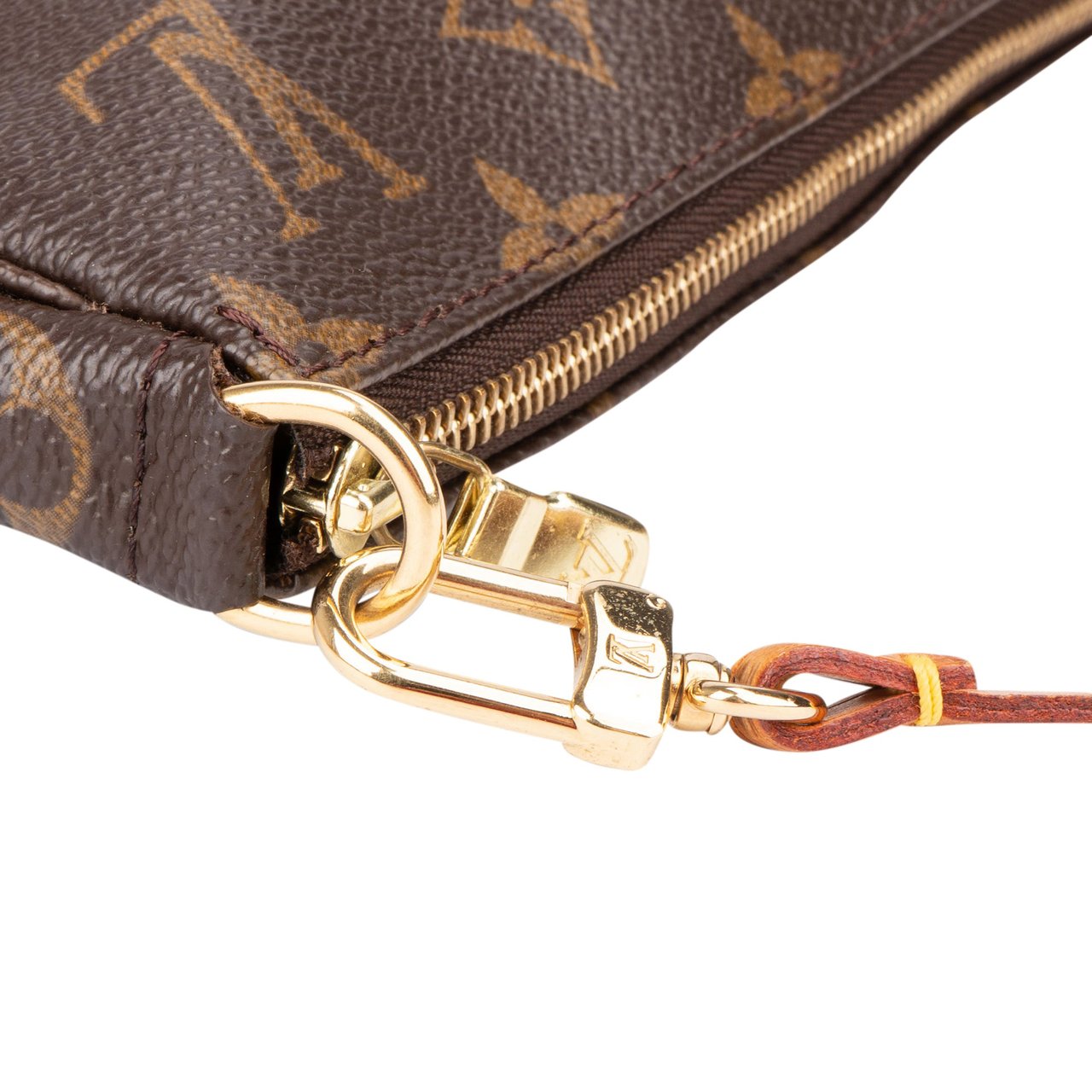 Louis Vuitton Louis Vuitton Canvas Monogram Pochette Accessoire Handbag Bruin