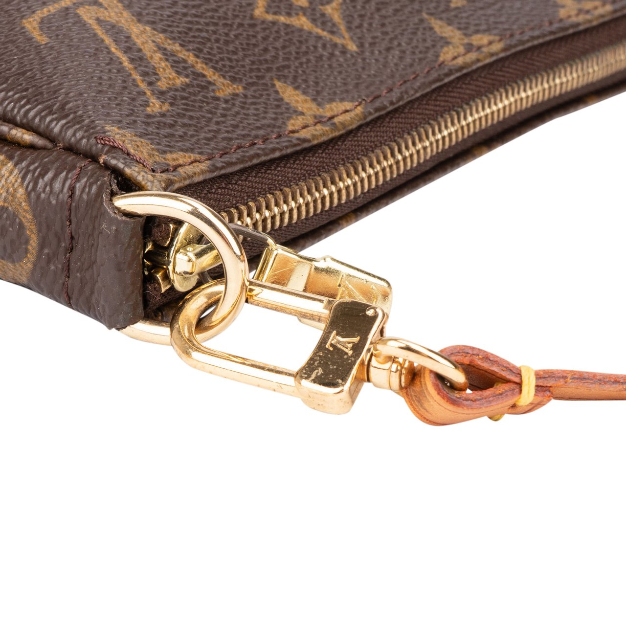 Louis Vuitton Louis Vuitton Canvas Monogram Pochette Accessoire Handbag Bruin