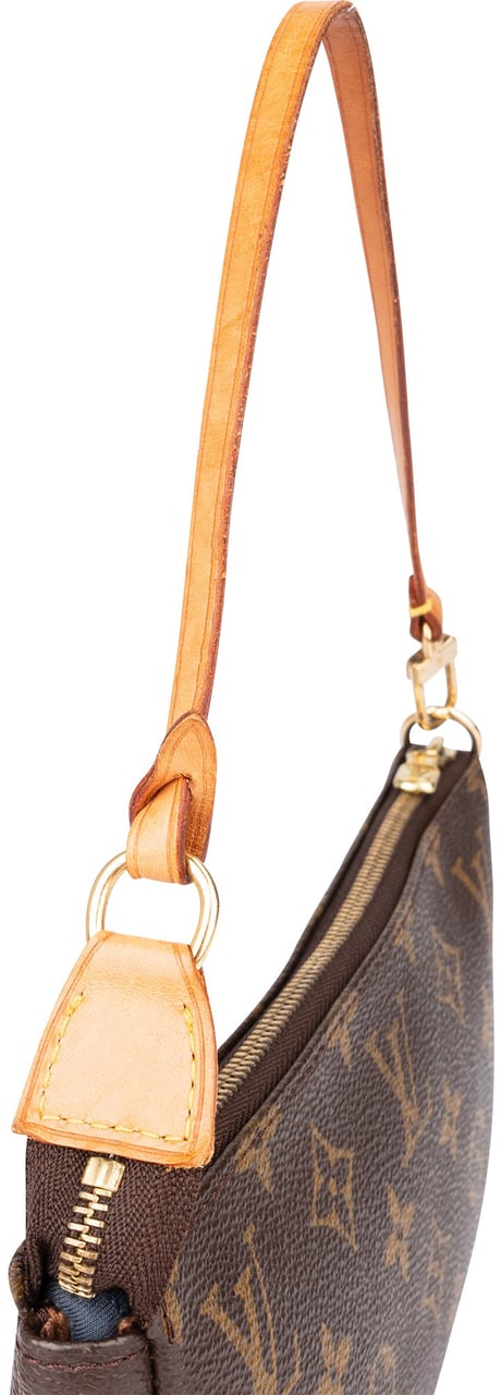 Louis Vuitton Louis Vuitton Canvas Monogram Pochette Accessoire Handbag Bruin