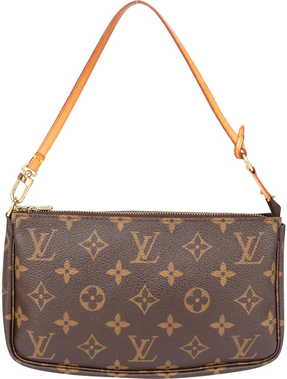 Louis Vuitton Louis Vuitton Canvas Monogram Pochette Accessoire Handbag Bruin