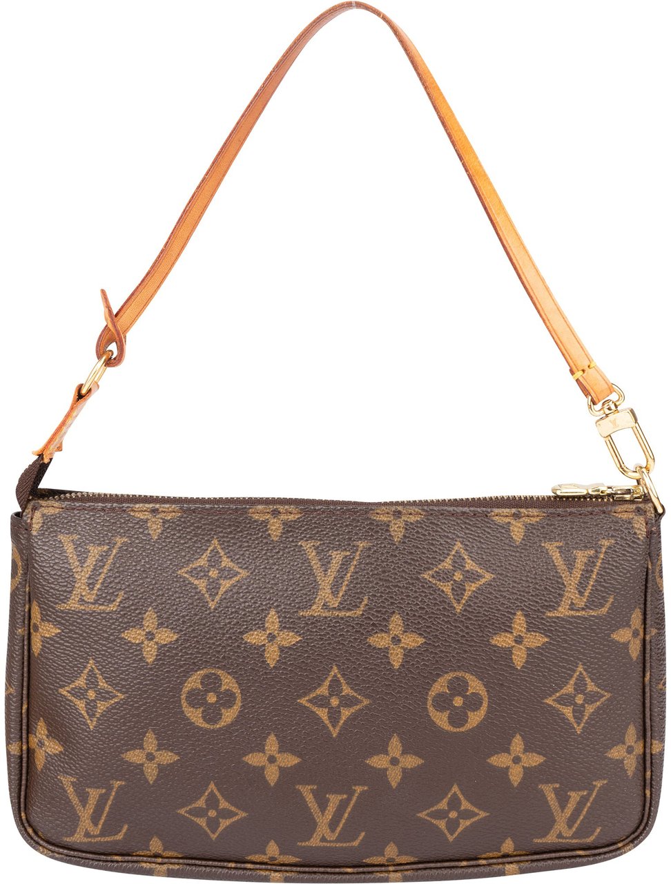 Louis Vuitton Louis Vuitton Canvas Monogram Pochette Accessoire Handbag Bruin