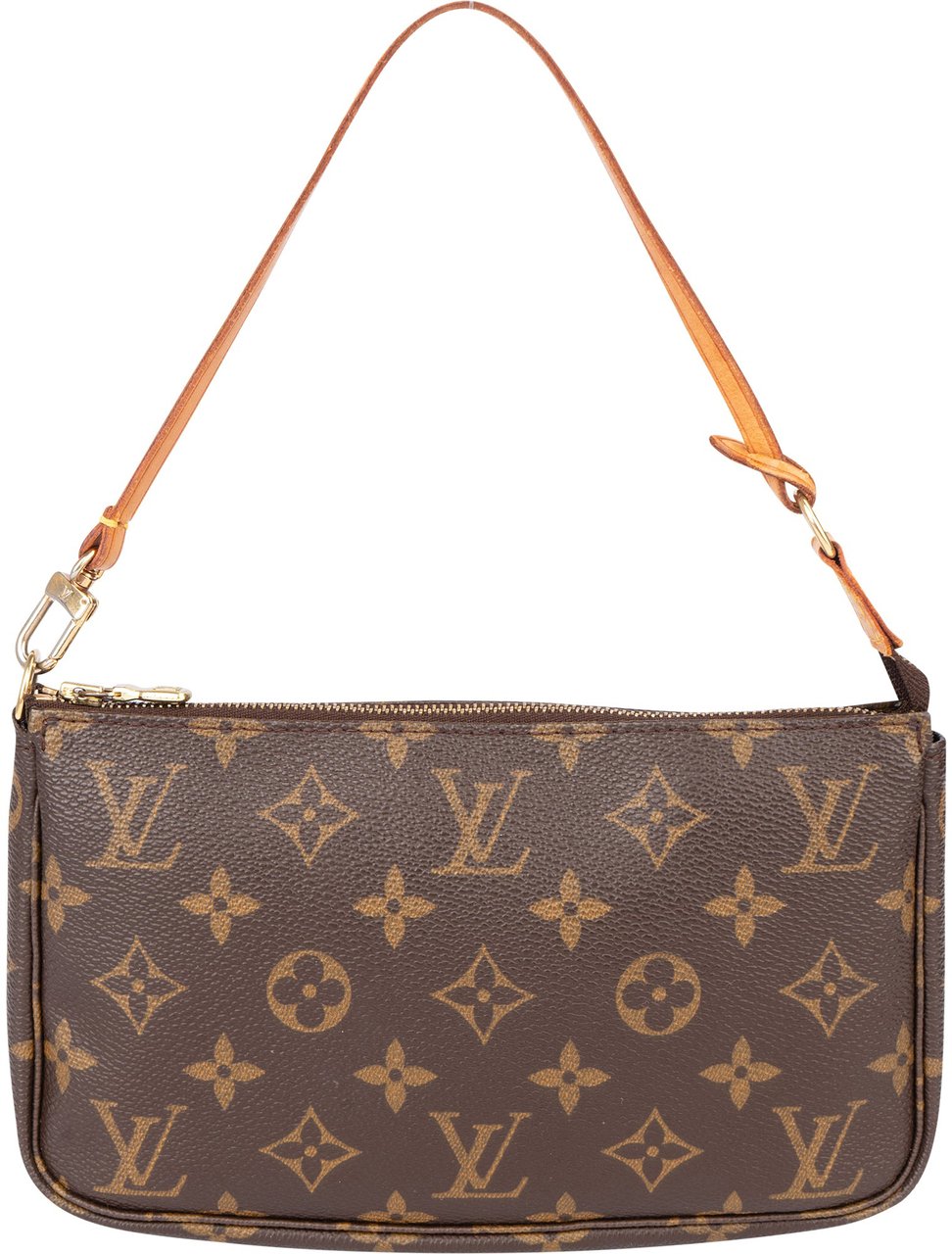Louis Vuitton Louis Vuitton Canvas Monogram Pochette Accessoire Handbag Bruin