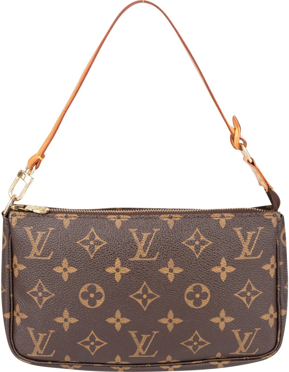 Louis Vuitton Louis Vuitton Canvas Monogram Pochette Accessoire Handbag Bruin