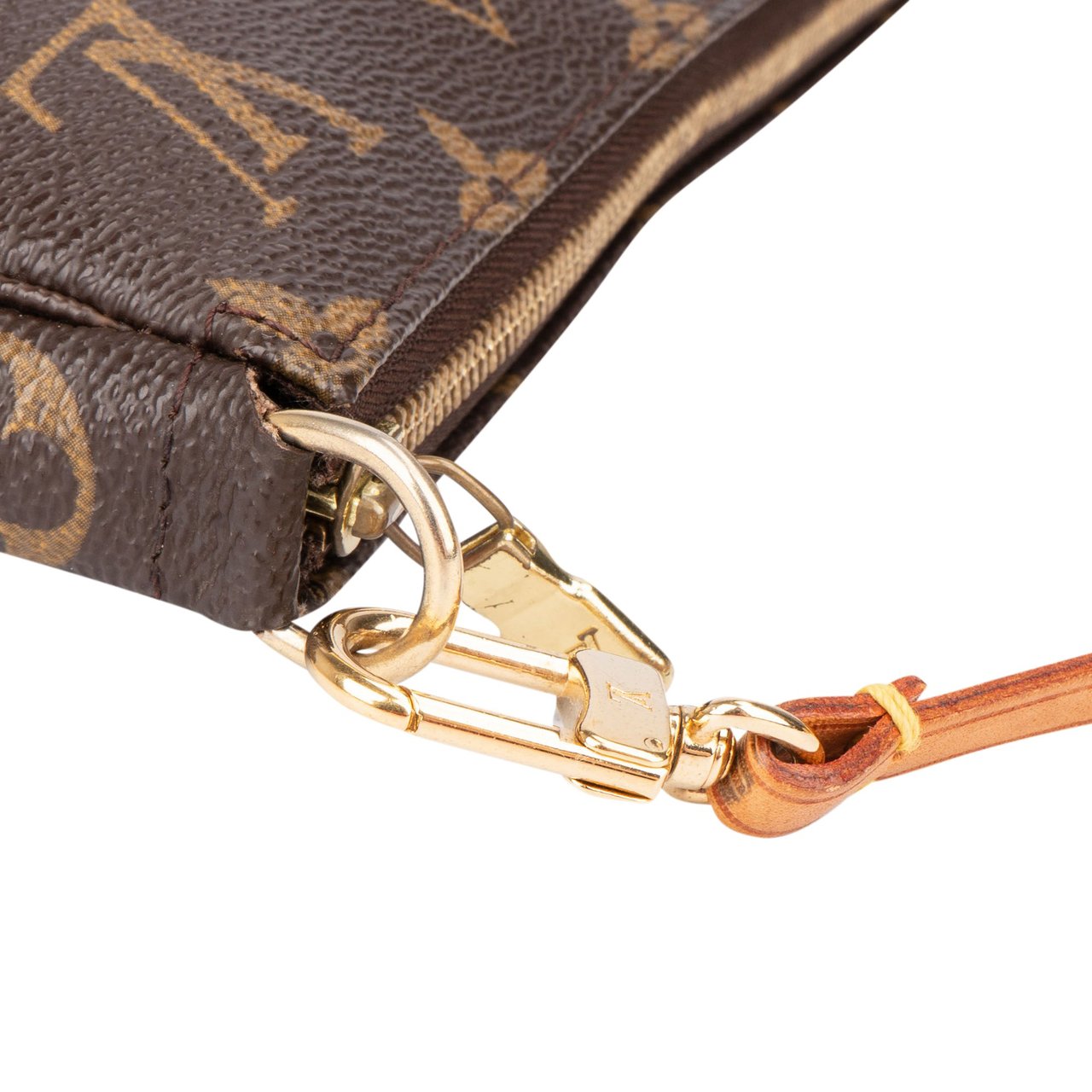 Louis Vuitton Louis Vuitton Canvas Monogram Pochette Accessoire Handbag Bruin