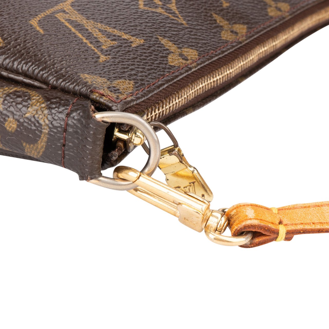Louis Vuitton Louis Vuitton Canvas Monogram Pochette Accessoire Handbag Bruin