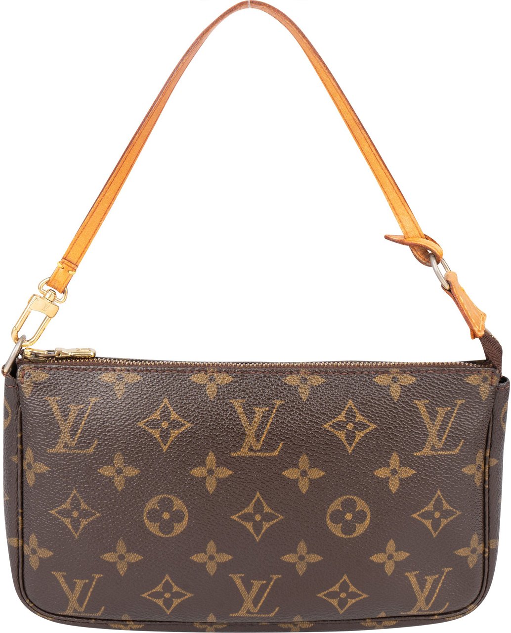 Louis Vuitton Louis Vuitton Canvas Monogram Pochette Accessoire Handbag Bruin