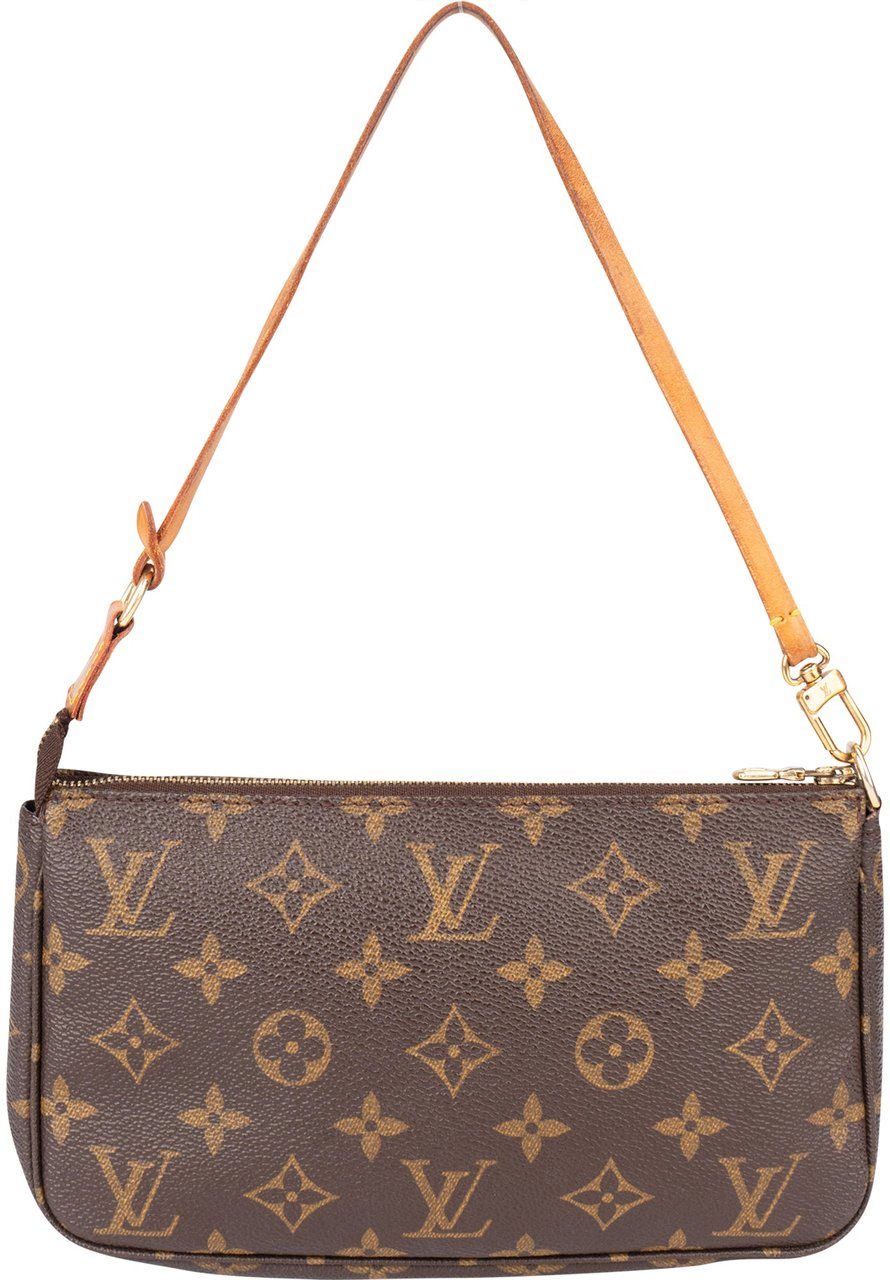 Louis Vuitton Louis Vuitton Canvas Monogram Pochette Accessoire Handbag Bruin