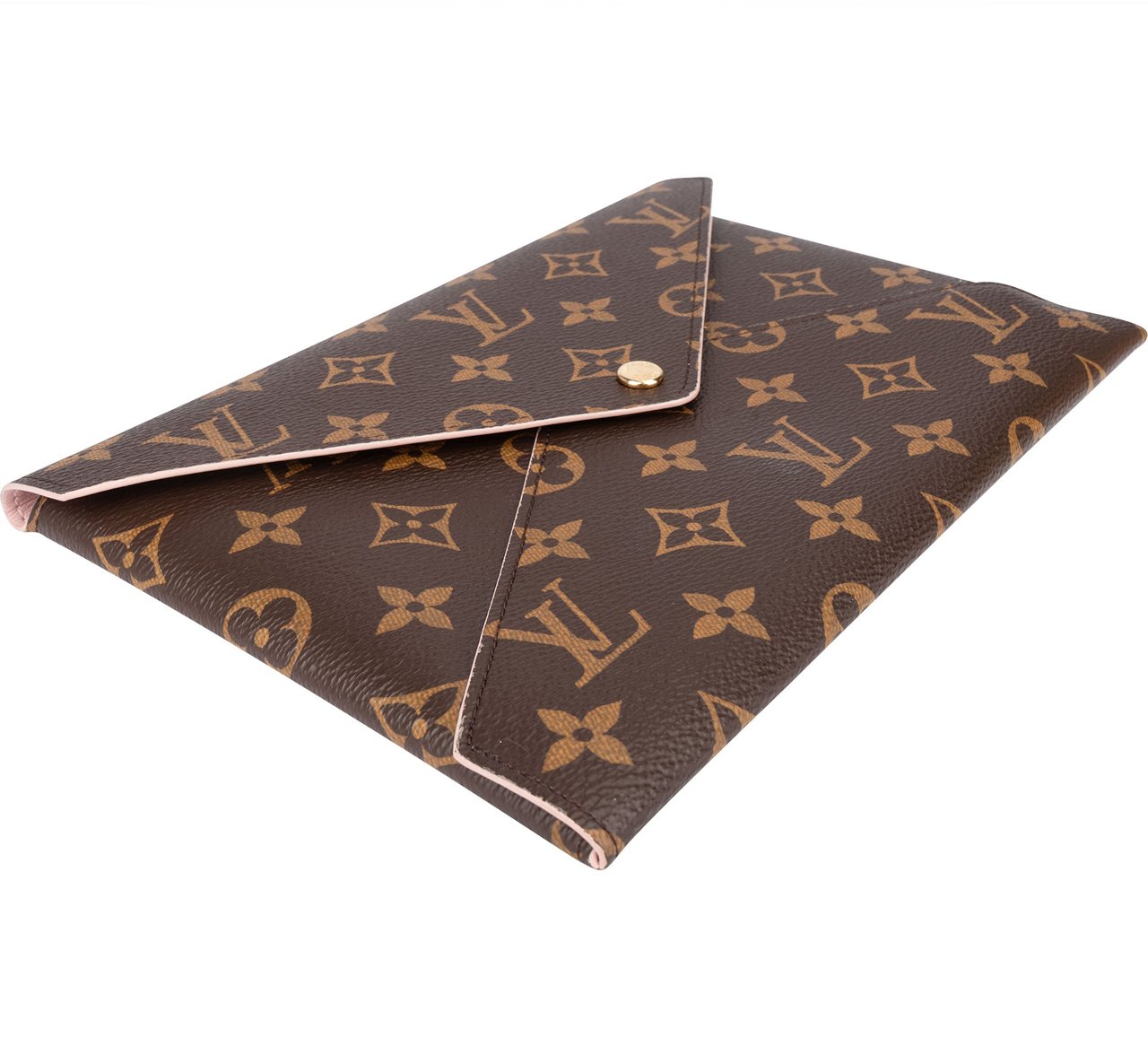Louis Vuitton Canvas Monogram Kirigami Clutch Bruin