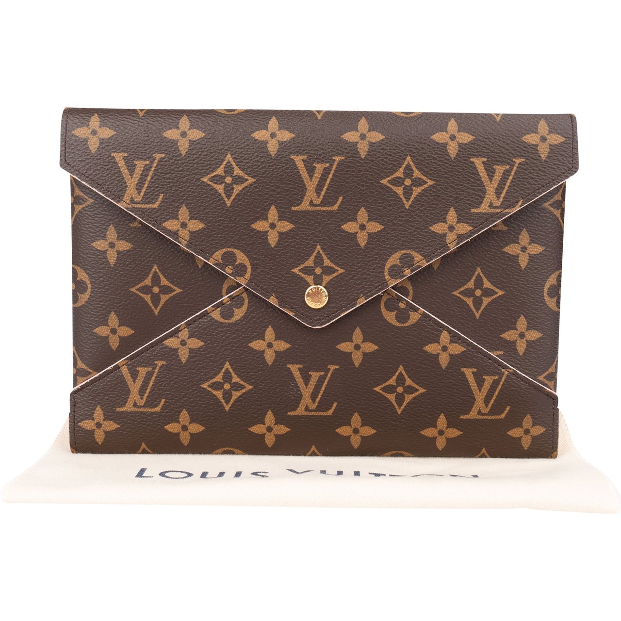 Louis Vuitton Louis Vuitton Canvas Monogram Kirigami Clutch Bruin