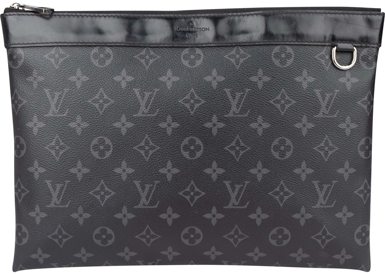 Louis Vuitton Louis Vuitton Canvas Graphit Monogram Discovery Pochette Clutch Zwart