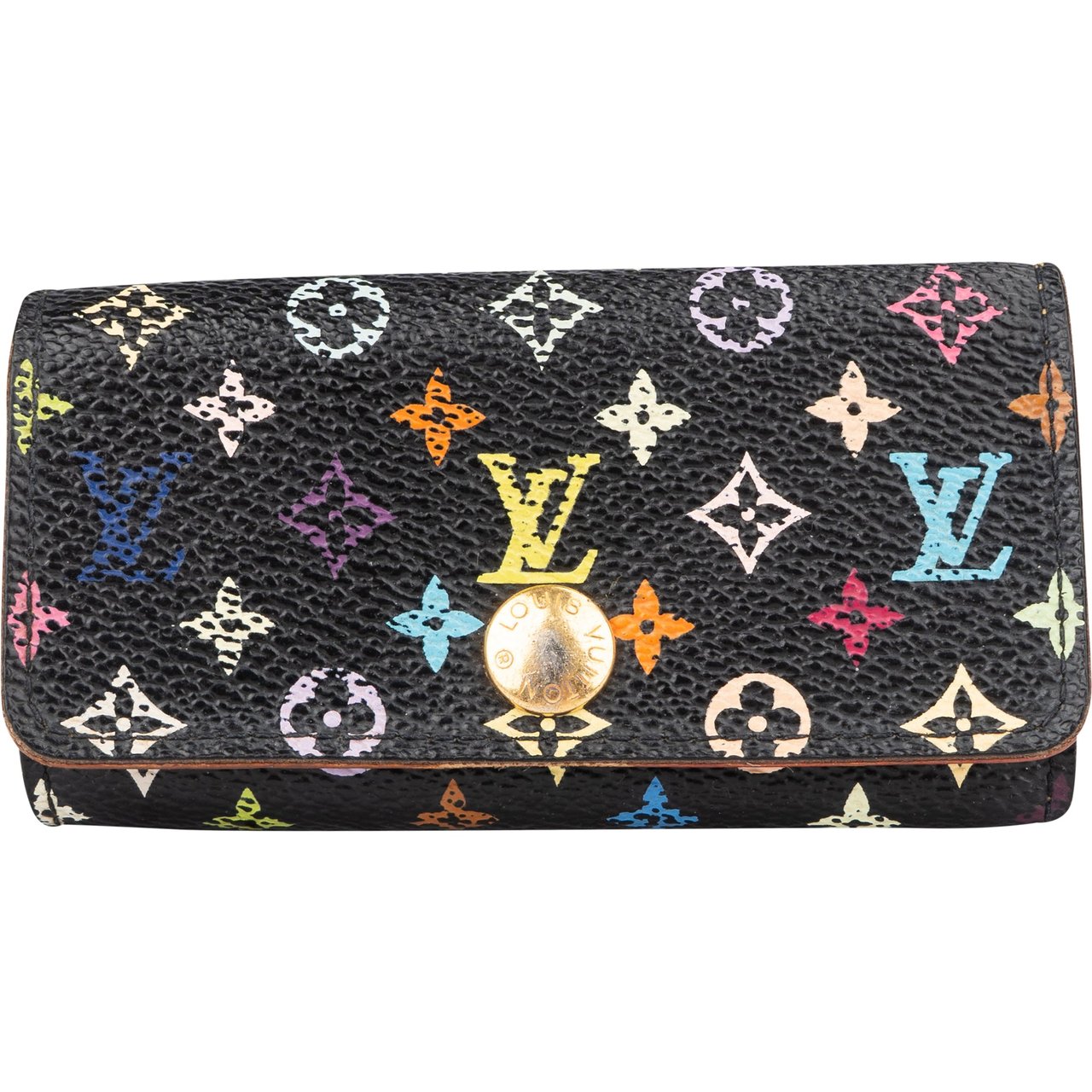 Louis Vuitton Louis Vuitton Murakami Multicolor Keyholder Zwart