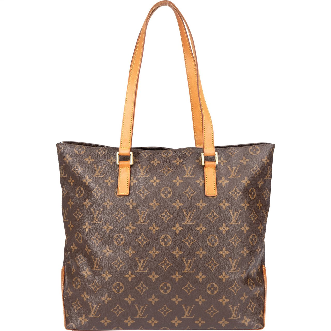 Louis Vuitton Louis Vuitton Canvas Monogram Cabas Mezzo Shoulder Bag Bruin