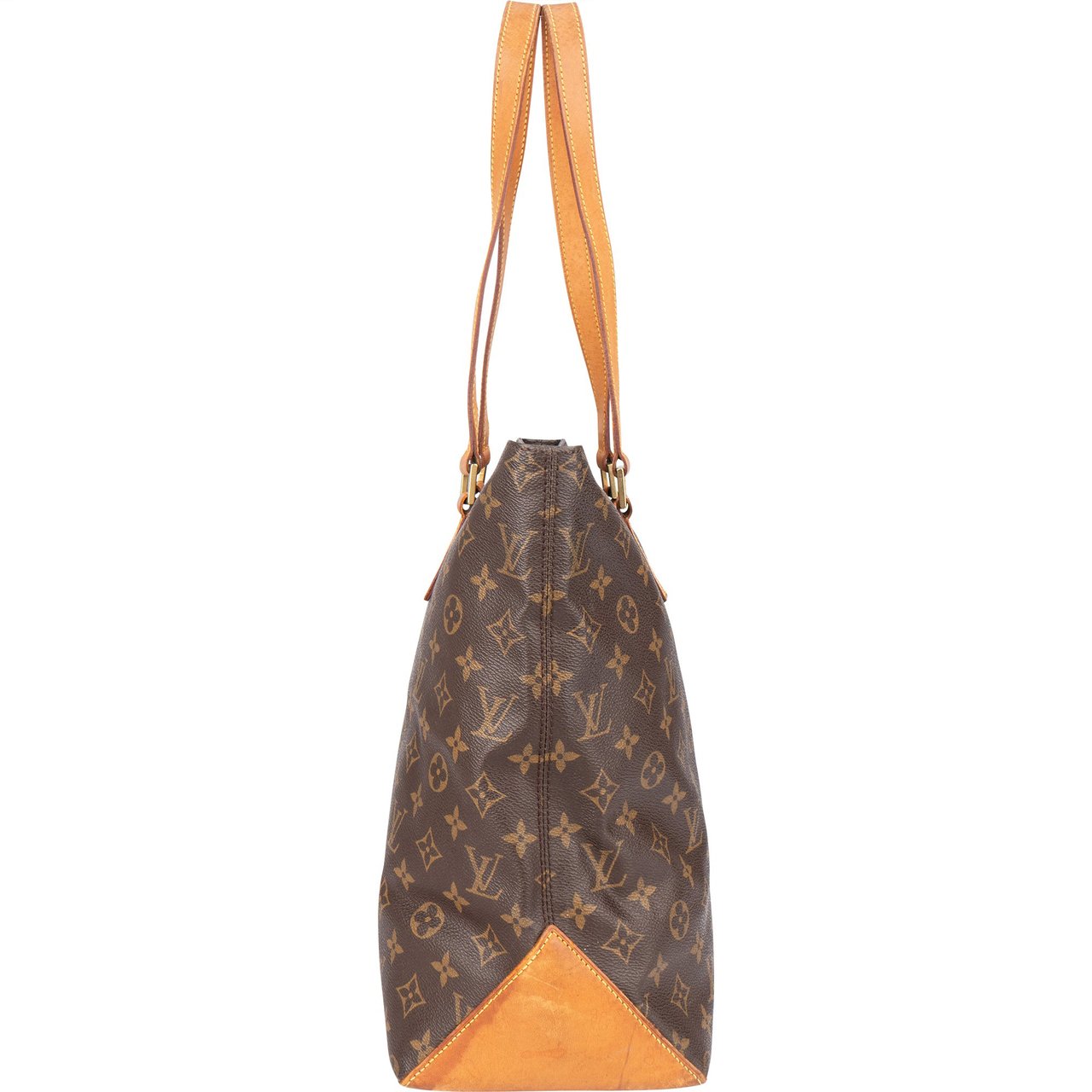 Louis Vuitton Louis Vuitton Canvas Monogram Cabas Mezzo Shoulder Bag Bruin
