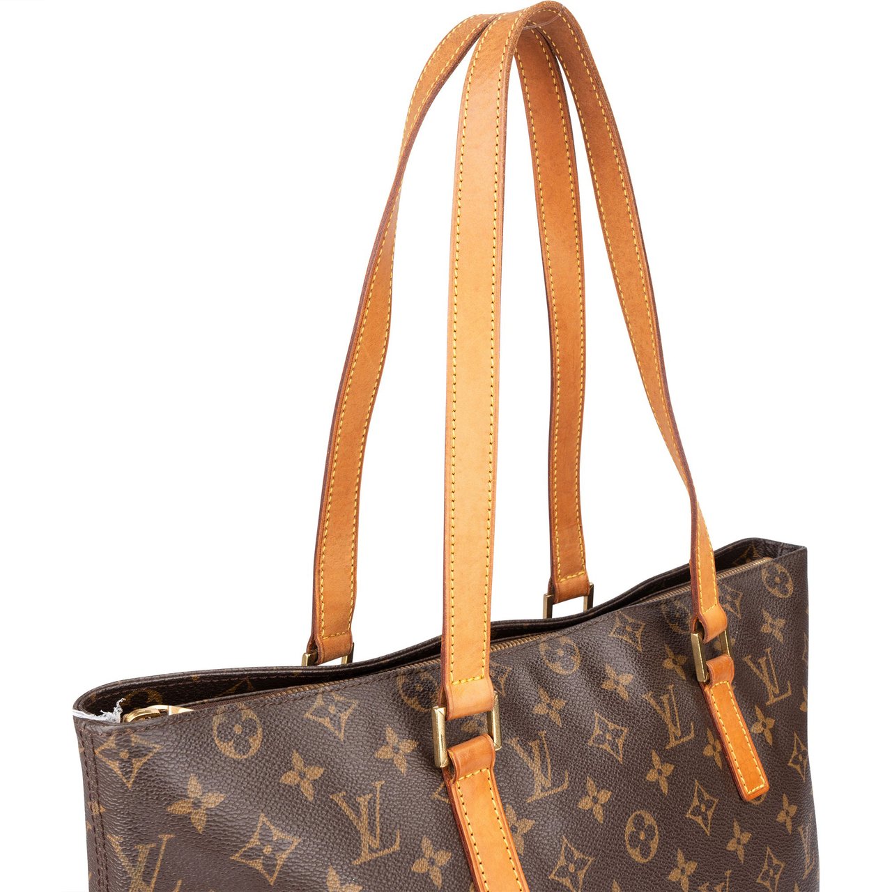Louis Vuitton Louis Vuitton Canvas Monogram Cabas Mezzo Shoulder Bag Bruin